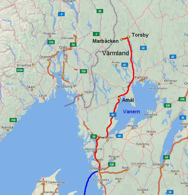 Route rondreis scandinavie zweden