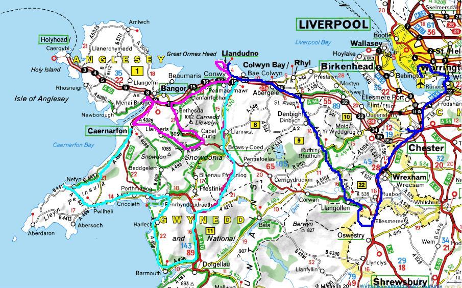 route roadtrip wales liverpool