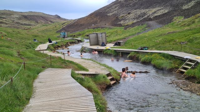 Reykjadalur hot spring thermaal