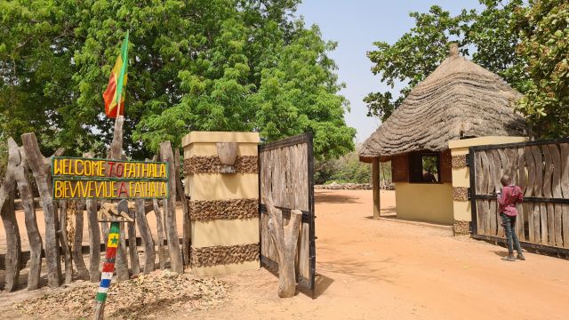 entrence Fathala Wildlife Reserve Senegal