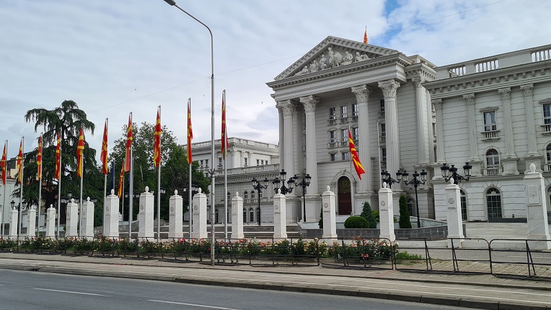 Parlementsgebouw skopje macedonie