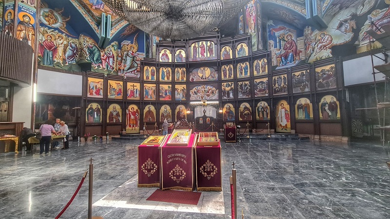 Interieur Kerk van Sint Clemens van Ohrid