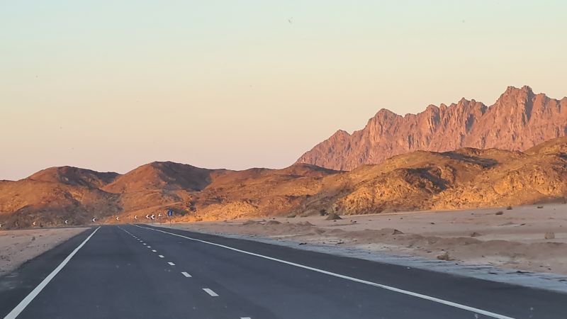 Zonsopkomst sunrise Eastern Desert