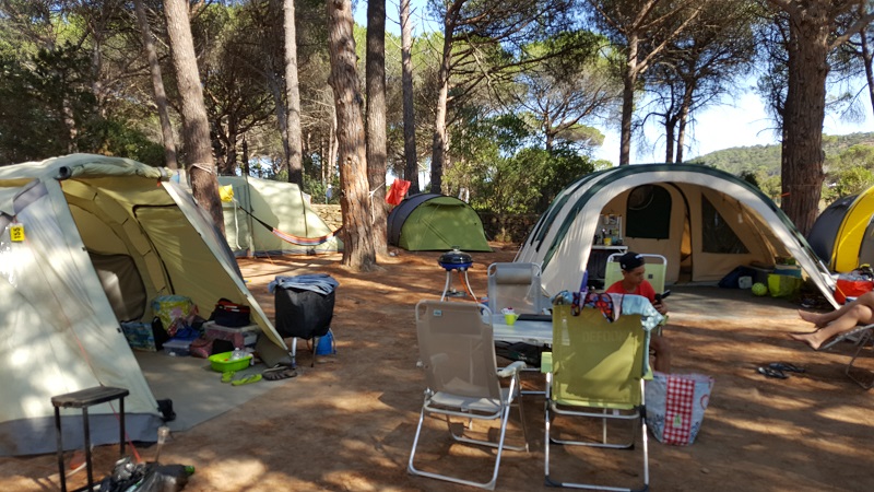 Kamperen Corsica kaart campings