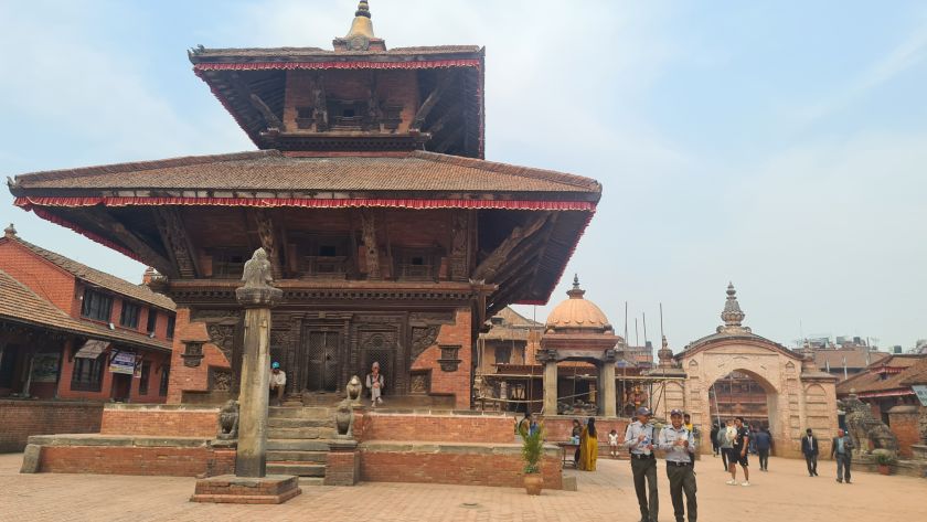 Krishna Tempel Rameshwor gate Khaktapur Durbar Square