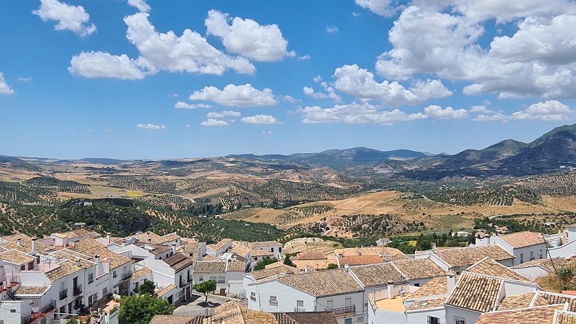 Uitzicht Plaza de Lepanto Zahara Sierra