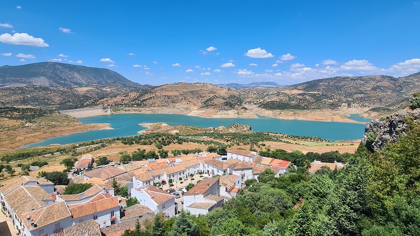 stuwmeer lake Embalse de Zahara-El Gastor