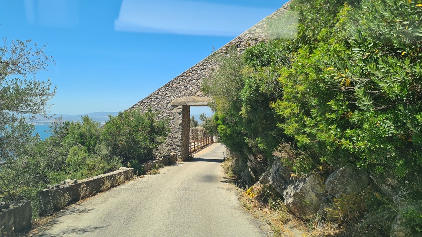 oude verdedigingsmuur Gibraltar