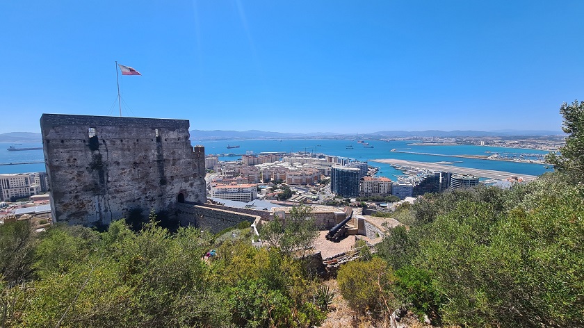 Moorish Castle Queen Charlotte's Battery Gibraltar